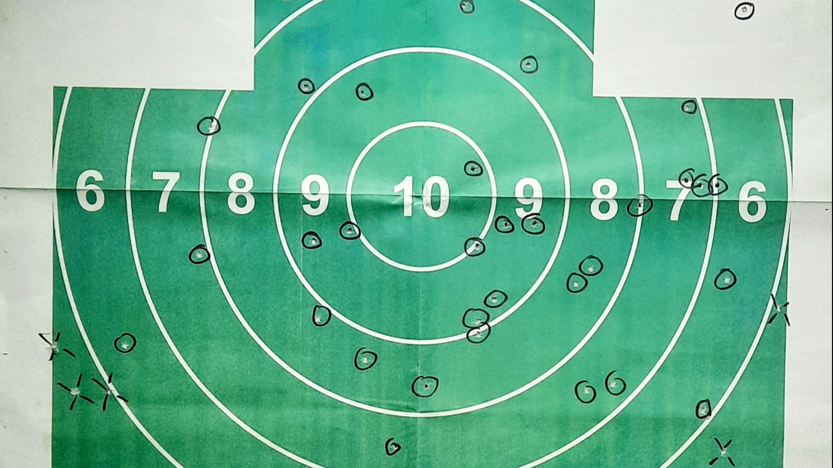 Отстрел патронов с согласованной дробью и буферной смесью.