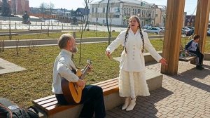 ПЕЛАГЕЯ🌺10 лет☀️🕊️,,ТРАВУШКА-МУРАВУШКА,, 🌿 репетиция на улице перед конкурсом 🎶🌻