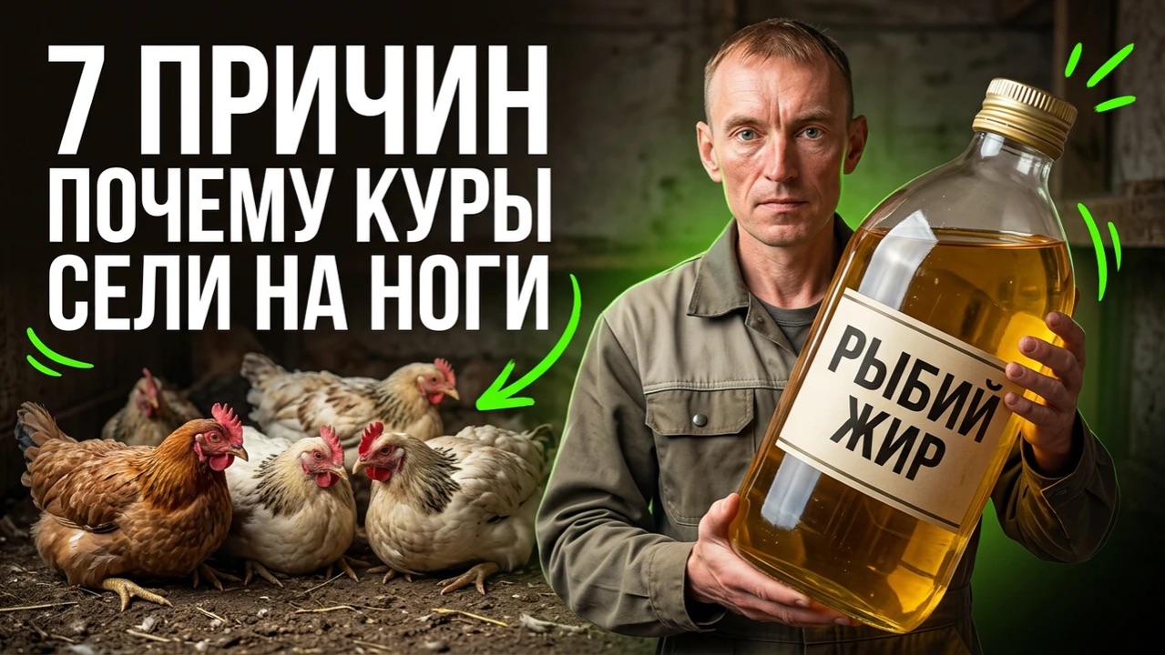 7 причин почему куры сели на ноги