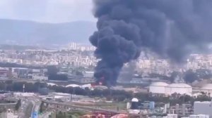 🔥🇮🇱Хайфа горит после попадания иранской баллистики, нанесён новый удар по промзоне в Негеве…🔽