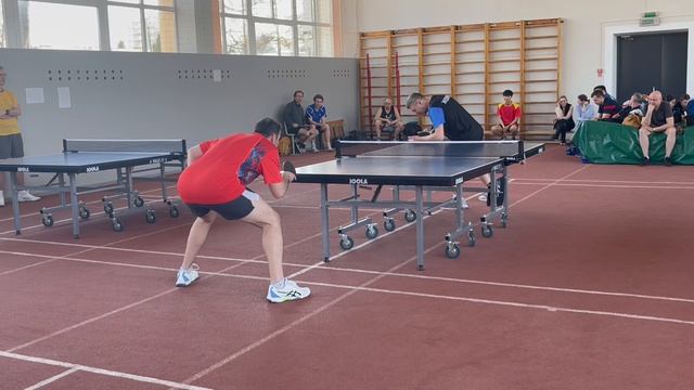 Финал настольный теннис : Жидомиров А , МС и Колосков В , КМС . Витебск