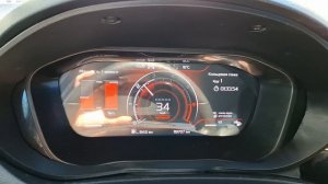 Режим приборной панели "кольцевая гонка" Лада Веста Спорт