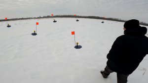 Оставил жерлицы на всю ночь.. Без присмотра! Все жерлицы сработали!