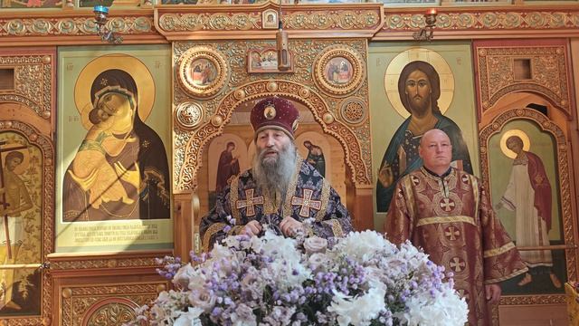 Проповедь владыки Гурия в Неделю пятую Великого поста