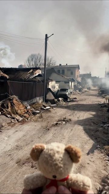 Потерянный мир: игрушка среди руин #крушение #потери #надежда