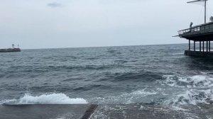 Ялта. Сквер им.Калинина. Памятник Краснову. Ресторан на набережной им.Ленина. 23.03.26. Крым. Crimea