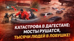 Дагестан под водой: В Махачкале введен режим ЧС, десятки тысяч людей без света из-за наводнения
