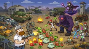 Зомби против растений PvZ Fusion Plants vs Zombies Растения против Зомби Битва