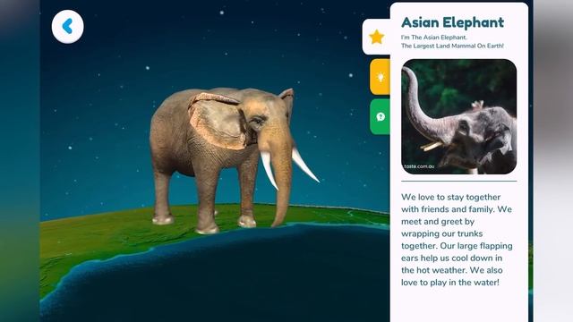 Крис и Майкл изучают мир и страны с глобусом Orboot Земля