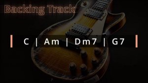 Slow Dance Soulful Pop Ballad Guitar Backing Track in C