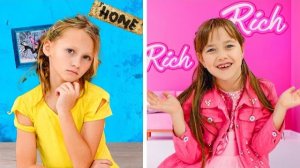 История бедной и богатой девочки- дети учатся быть добрыми