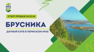 🌿 Новый массив «БрусНика» — дача, рыбалка и свобода!