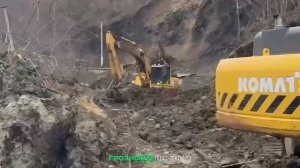 ⚡️В селе Дай ведутся восстановительные работы после обрушения дорог