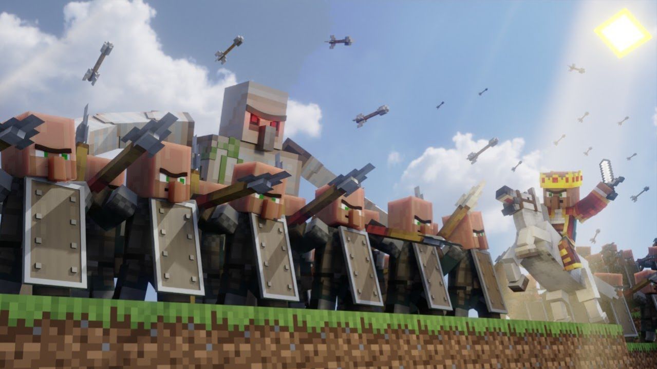 Жители Майнкрафт Анимация