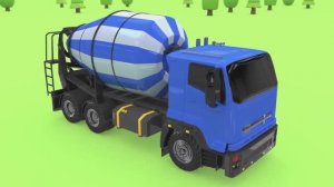 Играем и учимся! Сборка машинок -транспортных средств! Колеса, кузов и кабина со! Мультфильмы для ма