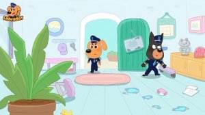 Храбрый шериф Лабрадор: пожар в утином домике — познавательный мультфильм.