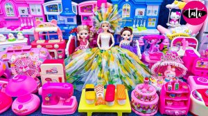 Играем в игрушки из мультика принцесса кукла Барби. Мультфильм для детей. ASMR АСМР