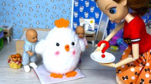 ГДЕ ЯЙЦО? 🥚🍳🐣 Катя и Макс ВЕСЕЛАЯ СЕМЕЙКА куклы БАРБИ И ЛОЛ мультики ДАРИНЕЛКА ТВ