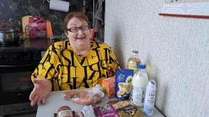 Распаковка,  гречка и салат нашей молодости.