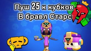 Пуш 25 к в бравл Старс 1 день