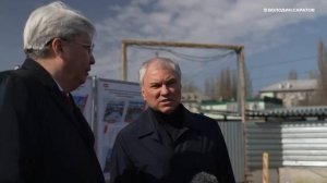 Володину рассказали на каком этапе сейчас строительство железнодорожного вокзала в Саратове