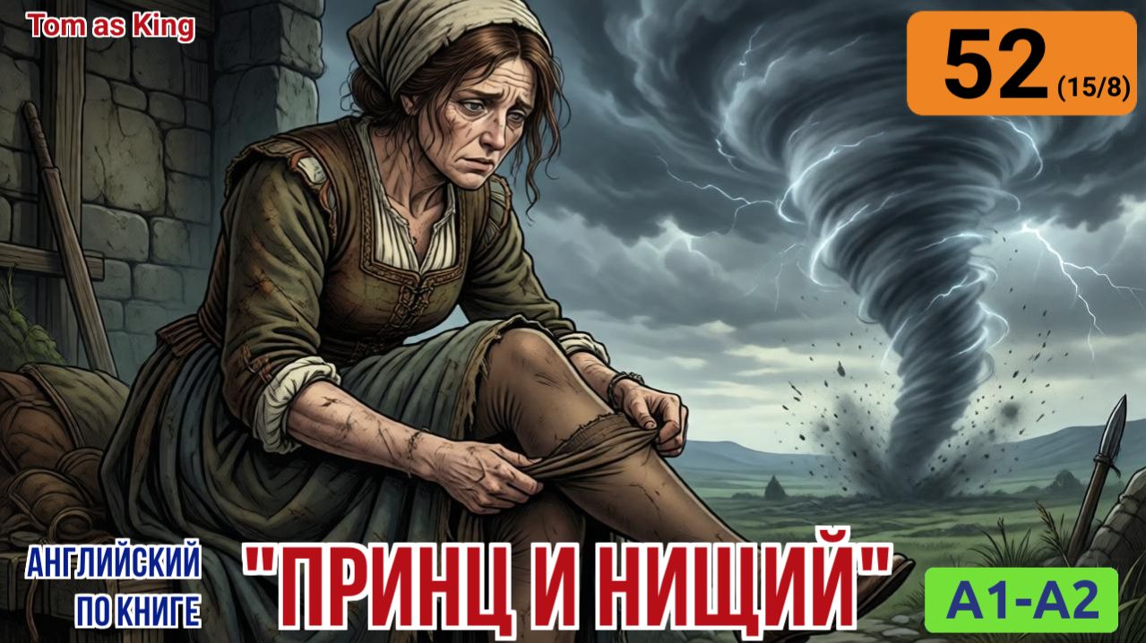 "Принц и нищий" на английском | Глава 15/8: Практический тест и освобождение | A1-A2
