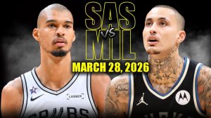 29.03.2026 | ОБЗОР МАТЧА | Милуоки Бакс - Сан-Антонио Спёрс | Highlights