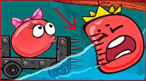 Новый КРАСНЫЙ ШАР, Красныш спасает деревню красных шариков