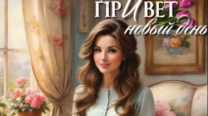 Доброе утро новый день. Красивая музыкальная открытка.
