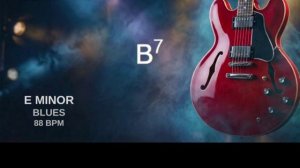 Slow Guitar Backing Track in Em