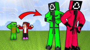 Джей Джей и Майки превратились в Гигантских кальмаров, Солдат-охранник Титана. Майнкрафт Мультик