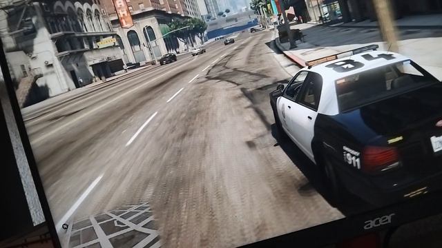 LSPD GTA 5 1 патруль! сразу же погоня.🚨🚓🚔