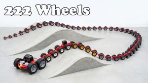 Создание сверхдлинного транспортного средства Lego на 222 колесах