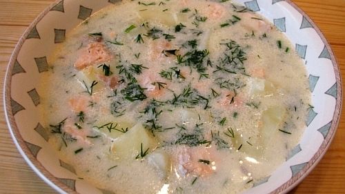 Лохикейтто ✧ Финский суп из лосося со сливками