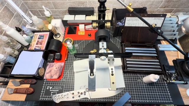Заточка ножа от Александра мастера из Германии. Сталь CPM MagnaCut. Часть -1. смотреть онлайн