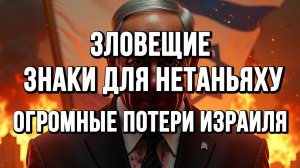 ЗЛОВЕЩИЕ ЗНАКИ ДЛЯ НЕТАНЬЯХУ. ОГРОМНЫЕ ПОТЕРИ ИЗРАИЛЯ / ТАМИР ШЕЙХ новости сводки