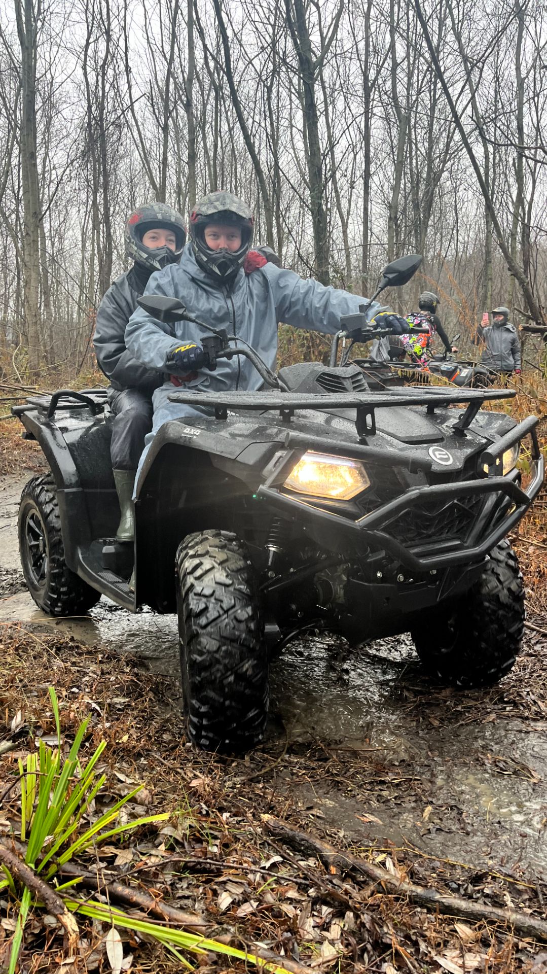 Раскатываем песок на cf moto cforce 500