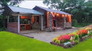 Устанавливаю освещение в каменном доме. Готовлю ужин в одиночестве в тишине. Серия 45. Хуан Ли