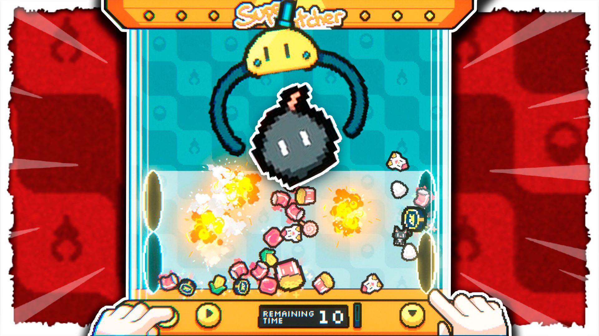 Проиграл Все ДЕНЬГИ Хватая Предметы Из Автомата - Cupiclaw