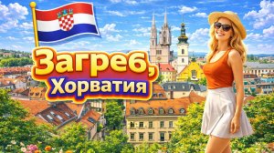 Возможно, это Самая очаровательная столица Европы - Загреб, Хорватия, Пешая экскурсия