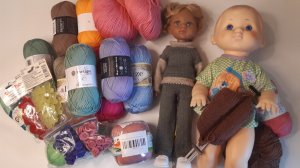 Мои рукодельные покупки/ пряжа/ фурнитура/ что вяжу куклам