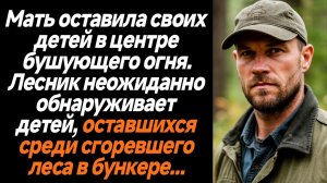 Жизненные истории/Мать оставила своих детей в центре бушующего огня