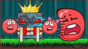 Новый КРАСНЫЙ ШАР, Красныш спасает деревню красных шариков