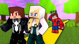 Злой близнец Джей Джей Веном украл девушку Джей Джей Человека-паука. Майнкрафт Мультик