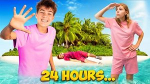 Мы Выжили 24 Часа на Пустынном Острове!