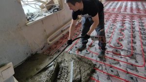 №52 Начинаем заливку пола. 30.03.2026г. День 82