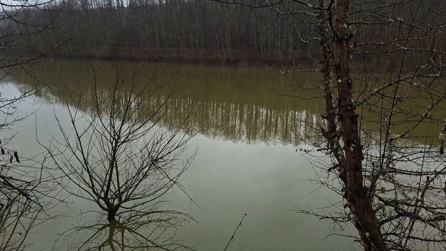 Наш первый выезд на дикий водоём с целью разветки и построения перспектив ловли