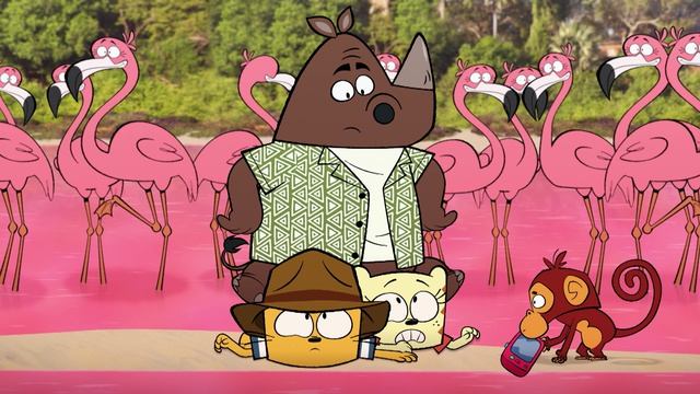 Олли и Мун,  27 серия. Розовое фото из Сенегала