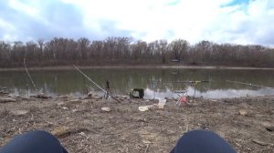 Первая рыбалка на КАРАСЯ ВЕСНОЙ. Ловля на донку. Весенняя рыбалка