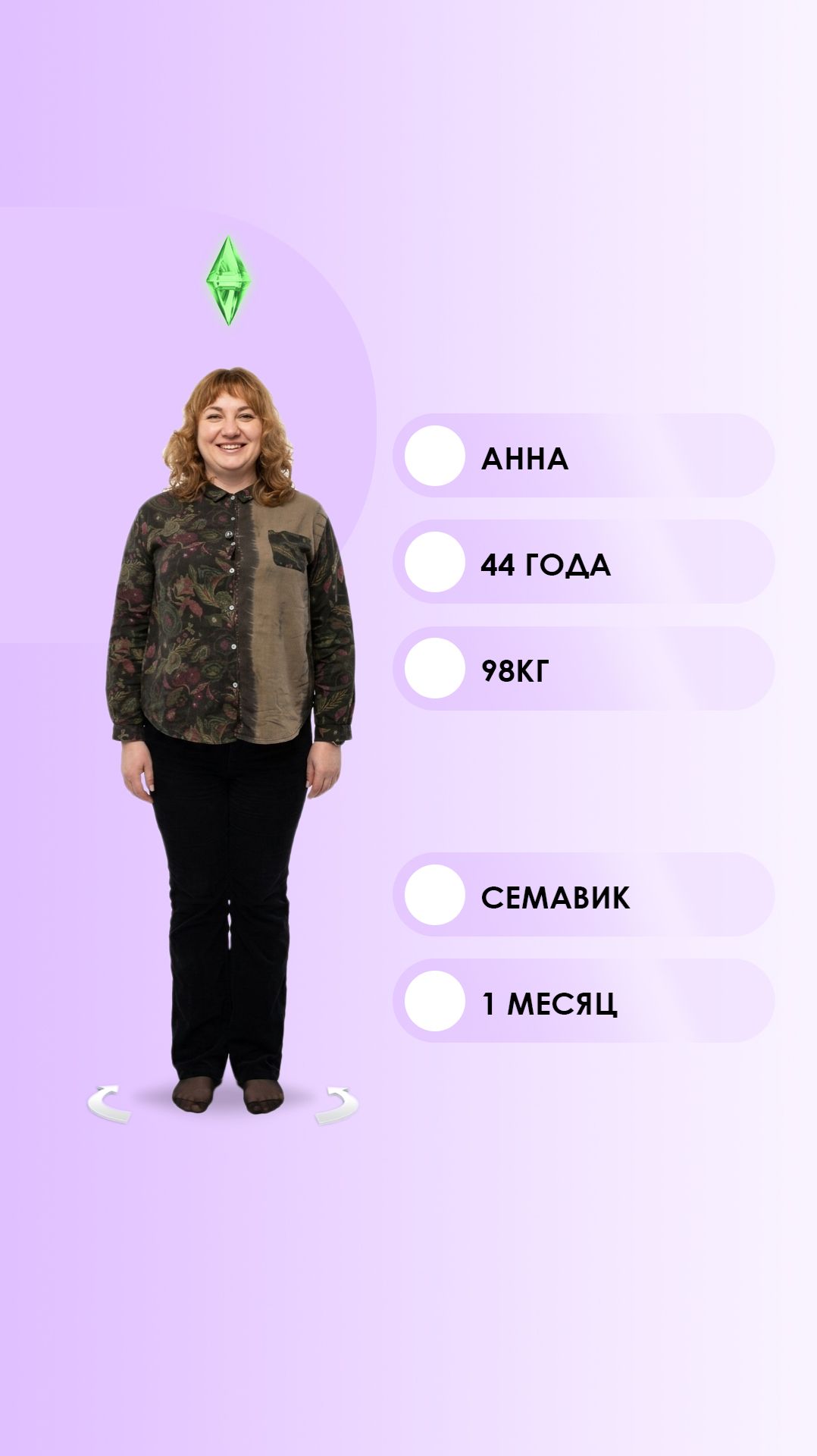 Анна. 1 неделя. 2 укол. Семавик